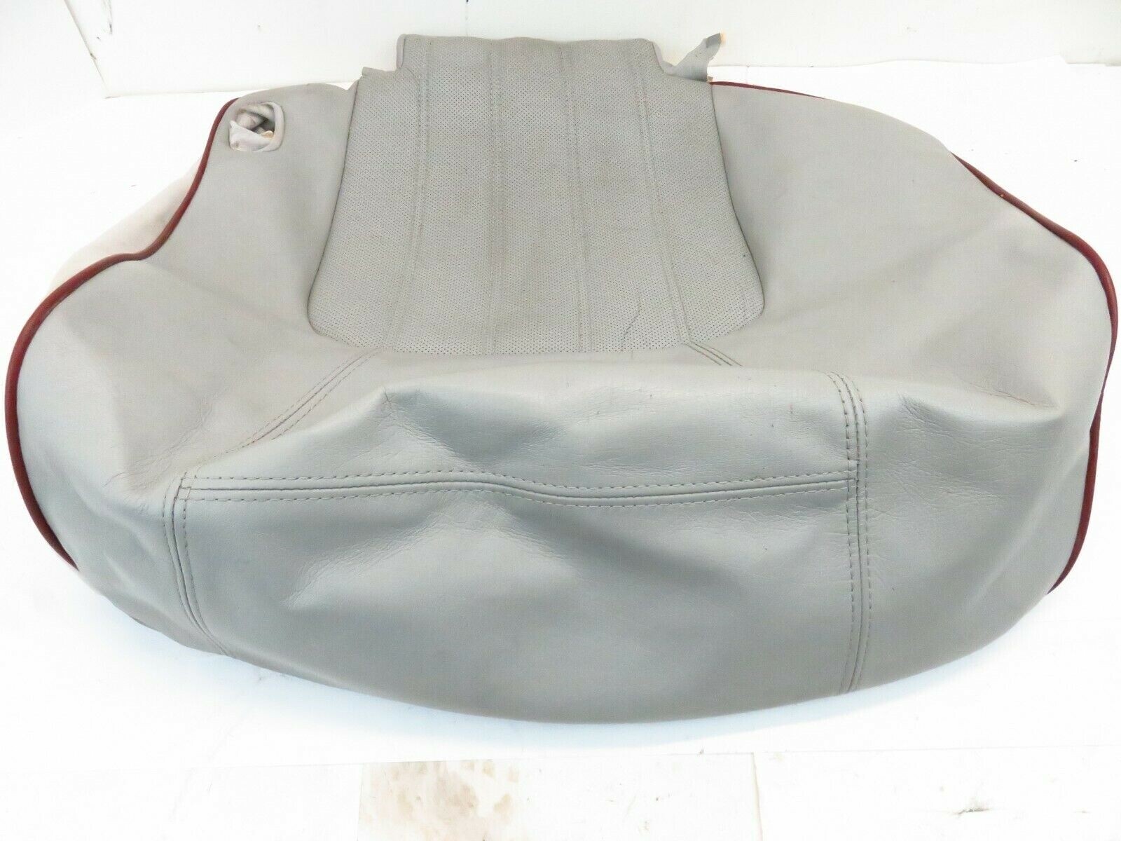 2006 Maserati Quattroporte Driver Rear Seat Lower Skin Cover Leather Gray OEM