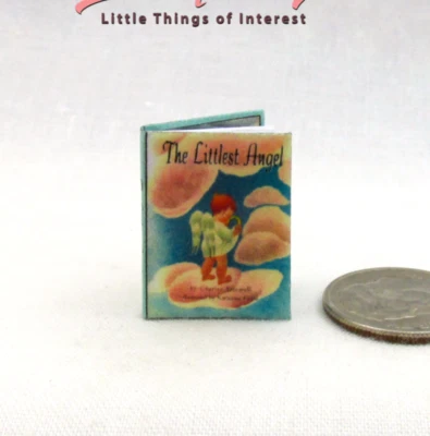 LITTLE THINGS OF INTEREST THE LITTLEST ANGEL 1:12 Scale Miniature Readable Illustrated Book Child Religion