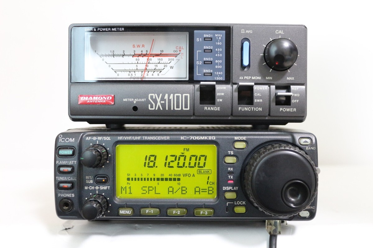 ICOM IC-706MKIIG HF/VHF ALL MODE TRANSCEIVER Amateur Ham