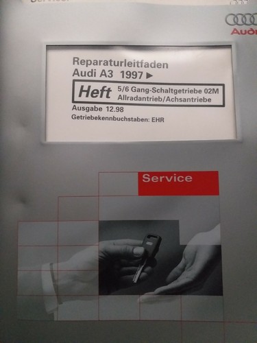 Reparaturleitfaden 5 / 6 Gang Schaltgetriebe 02M Allradantrieb Achsantriebe A3