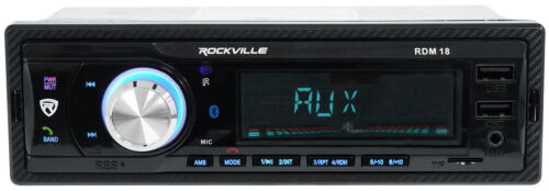 Rockville RDM18 In-Dash Car Digital Media Bluetooth AM/FM/MP3 USB/SD Receiver - Picture 4 of 8