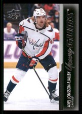 2021-22 Upper Deck #734 Axel Jonsson-Fjallby Young Guns RC