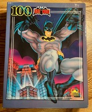1989 GOLDEN DC COMICS BATMAN 100 PIECE JIGSAW PUZZLE FACTORY SEALED in BOX NIB