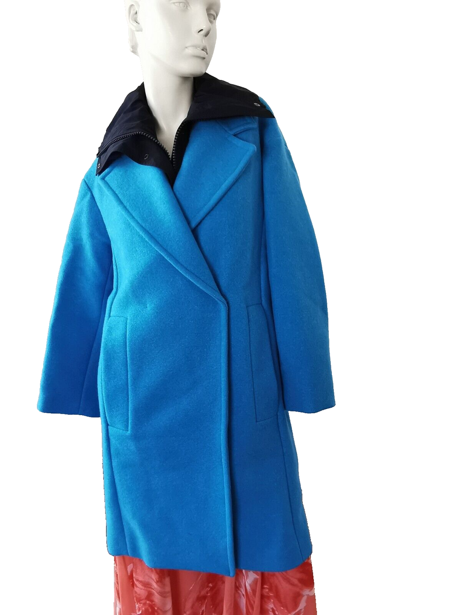 €790🌟 Sportmax by MAX MARA Coat in Virgin WOOL Usa4_ It38_ De34_  