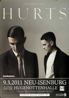 Hurts - Neu Isenburg, Tour 2011 | Konzertplakat | Poster