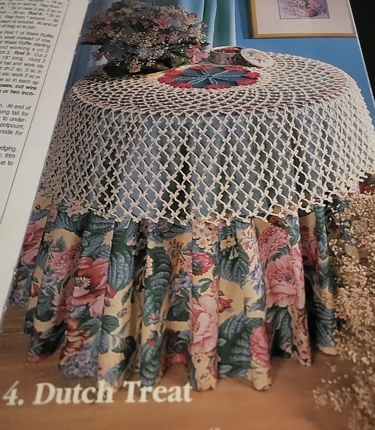 I6 RED HEART 1992, FOR LOVING, LIVING, WEARING & GIVING CROCHET PATTERN LEAFLET - Image 4 of 4