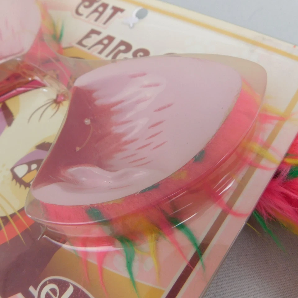 Kit de disfraces de Halloween con orejas y cola de gato - rosa chicle #6781 Foto 4 de 4