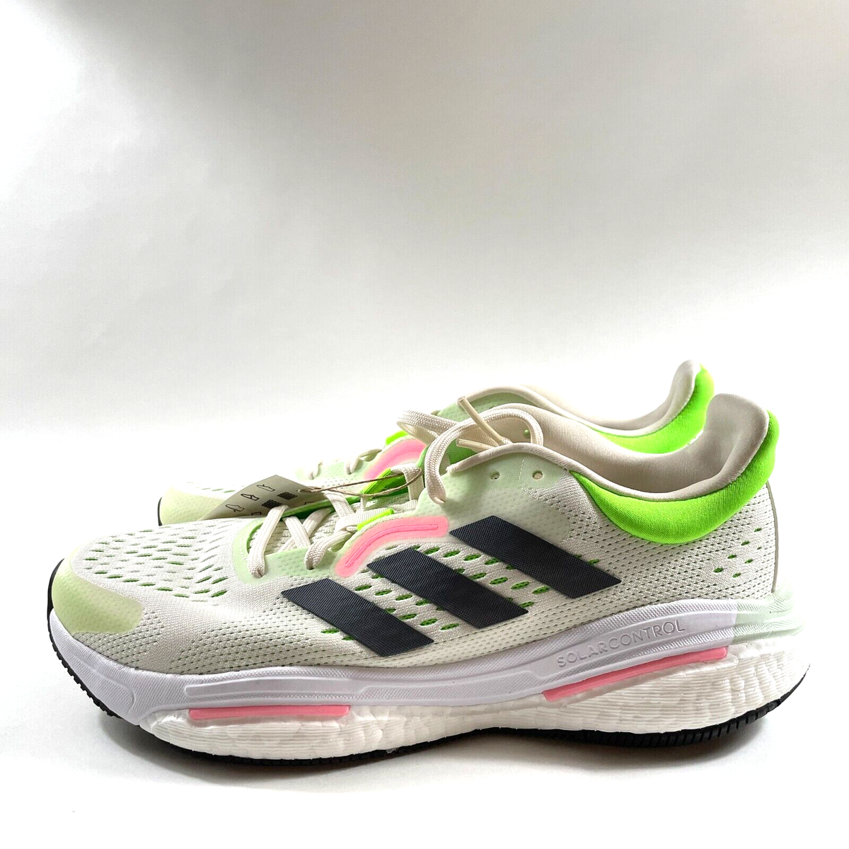 adidas Solarcontrol Shoes - Men's - Chalk White Metallic / Green - 8.5