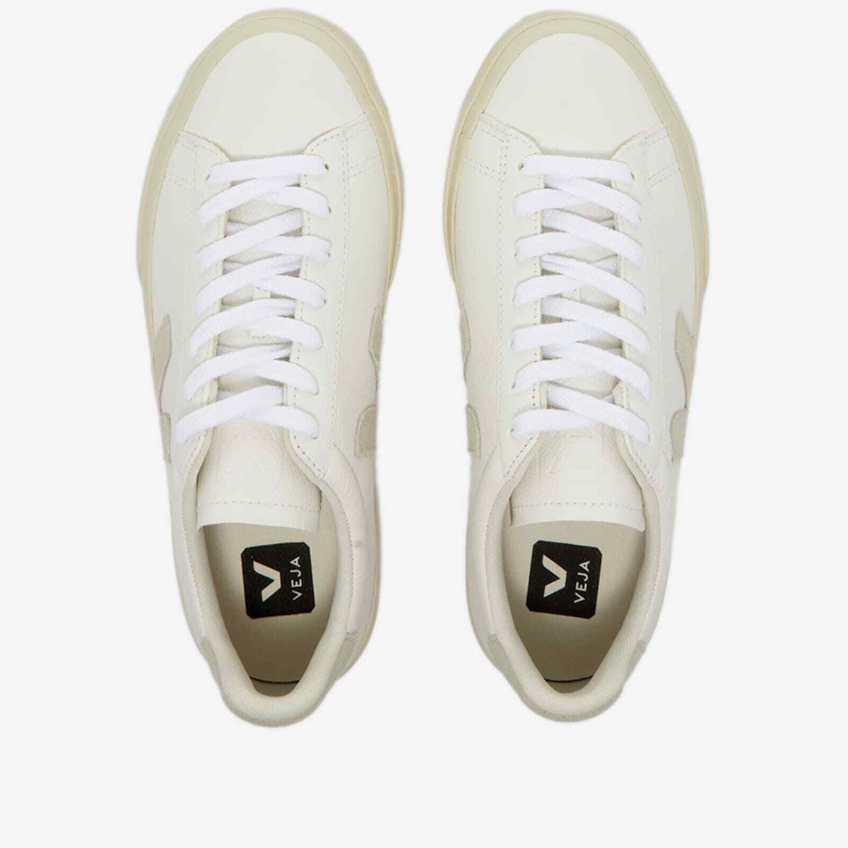 Size 7 - Veja Campo Chromefree Leather White Natural W for sale