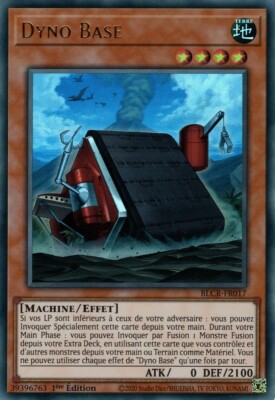 Yu Gi Oh! Dyno Base BLCR-FR017 Ultra Rare auf Französisch