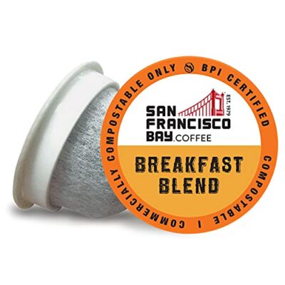 San Francisco Bay Coffee OneCUP Breakfast Blend 80 Ct Medium Roast Compostable C