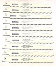 6" Bi-Metal Recip Saw Blades 6TPI Reciprocating Blades USA Made 10 Pack