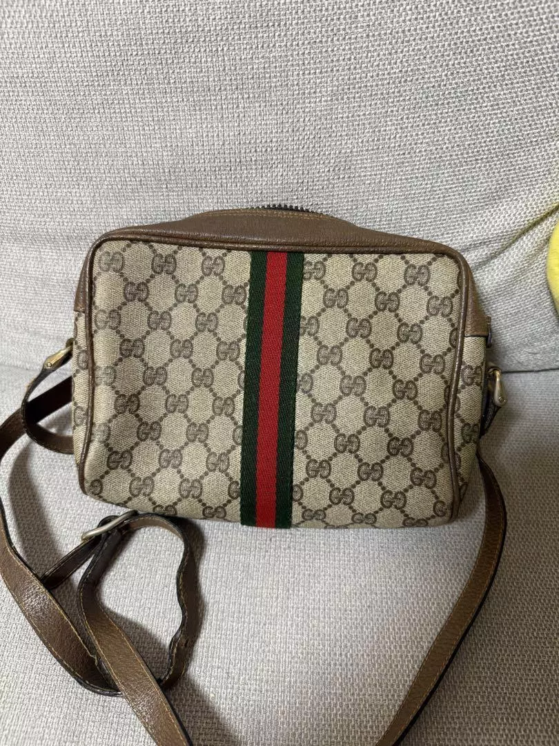 Sac à bandoulière en toile GUCCI GG
