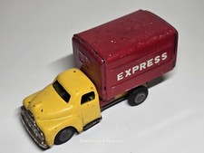 Vintage Tin Litho Friction Express Delivery Box Truck Made in Japan