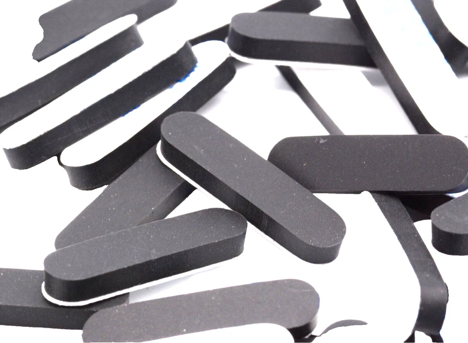 Small Rubber Oval Feet for Sega Genesis Model 2 w 3M Backing   2 sets of 4 Feet - Image 2 of 4