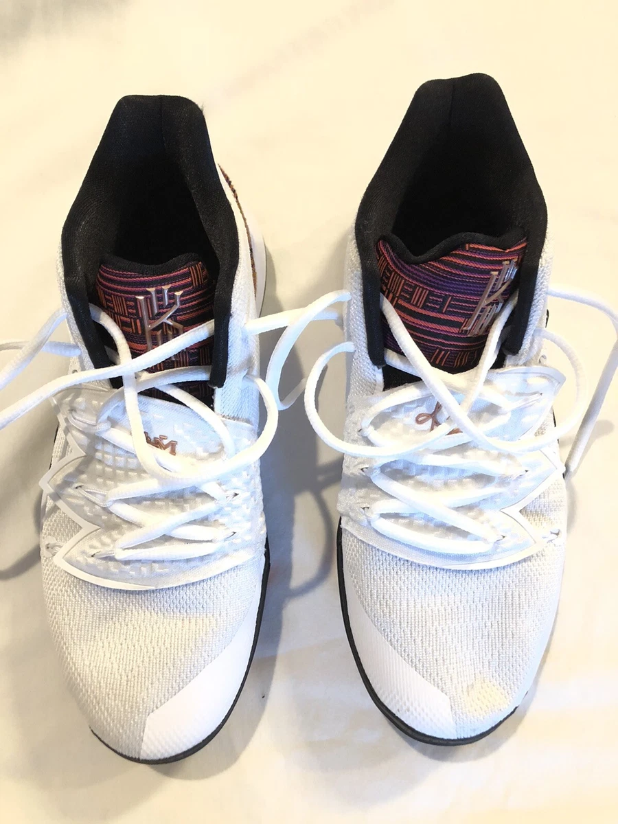 Nike Kyrie 5 Black History Month Size 6.5Y White eBay