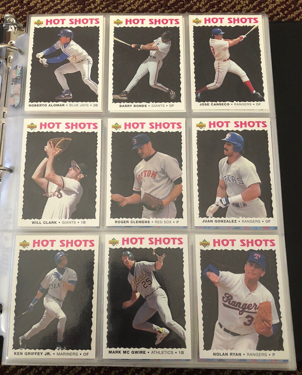 1993 Upper Deck Baseball FUN PACK Complete Set in Binder w/SP's and