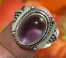 Amethyst Gemstone Turkish Style Ring Us Size 9" U343-H140