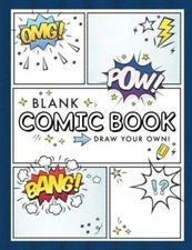 Blank Comic Book (Draw Your Own Comics): A Large Notebook and Sketchbook  - GOOD