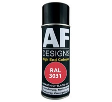 4in1 Rostschutz Lackspray F&Uuml;R RAL 3031 Orientrot Farbe Grundierung Spraydose
