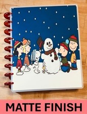 MATTE Finish Peanut Christmas Cover Set 4 use with Classic HAPPY Planner~