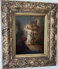 Antikes Ölgemälde auf Holz von Johann Conrad Seekatz (1719-1768)