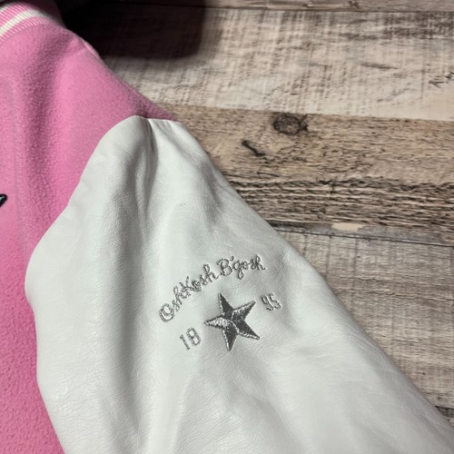 OshKosh B'Gosh Jacket Girl's Size 6 Pink Hooded Full Zip Cat Star Heart Osh Kosh - Picture 4 of 15