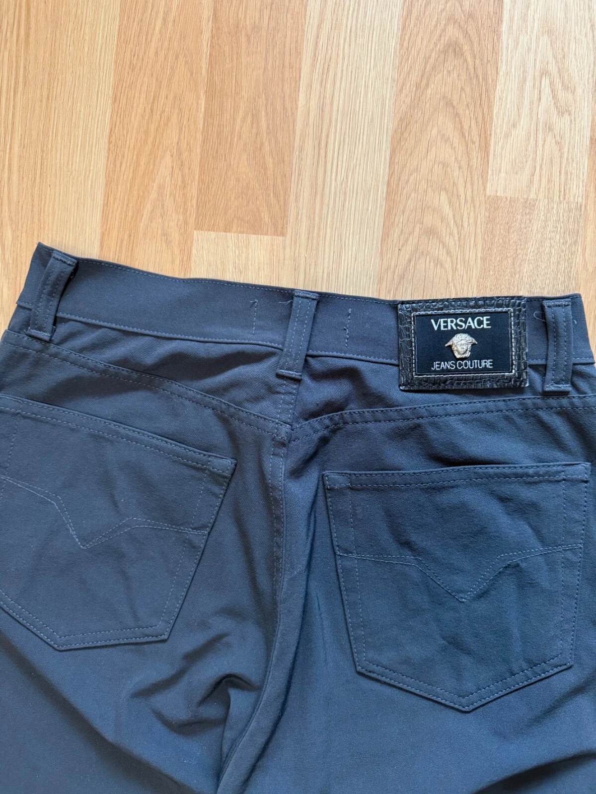 Versace Jeans Couture pantaloni di lusso grigi taglia: 33