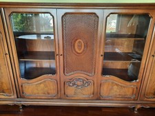 SCHRANK Wohnzimmerschrank Vitrine Chippendale Stilmöbel Vintage antik Sideboard