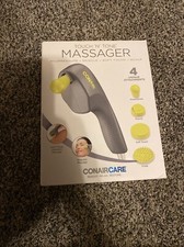 NEW Conaircare Touch N Tone Massager Acupressure Muscle Soft Touch 4 Attachments