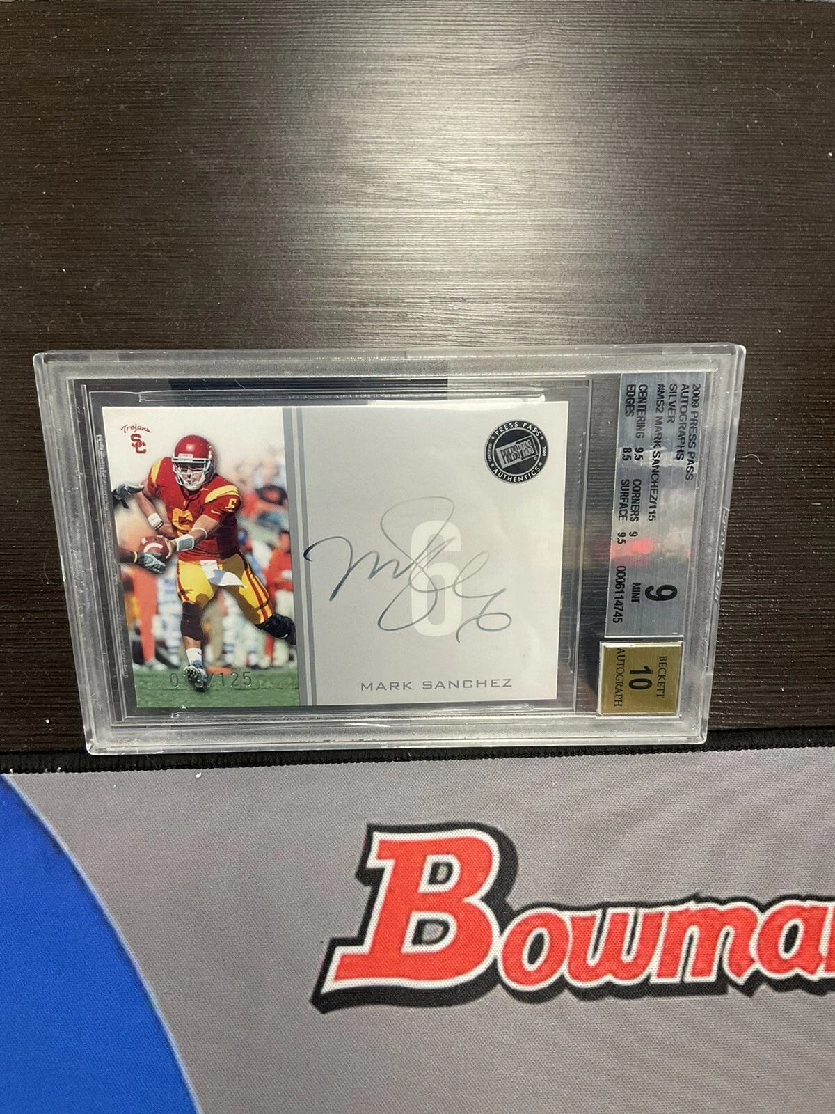 Mark Sanchez Press Pass Gridiron Gamers Jerseys #GGMS Base