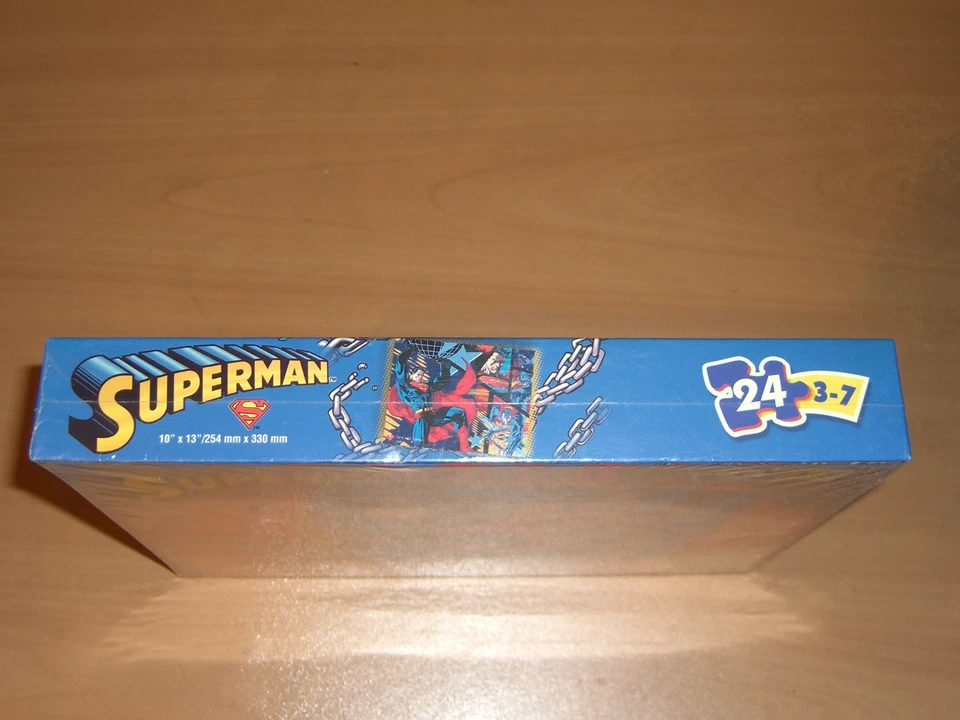 Rompecabezas Mattel DC Superman 2005 24 piezas 10"x13" sin usar, en caja sellado Foto 2 de 4