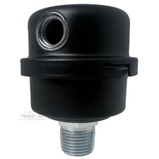 1/2" NPT Air Compressor Intake Filter Silencer Metal Housing Canister USA Made