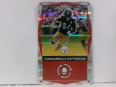 2025 Uno Elite CORE RED FOIL #142 CORDARRELLE PATTERSON STEELERS