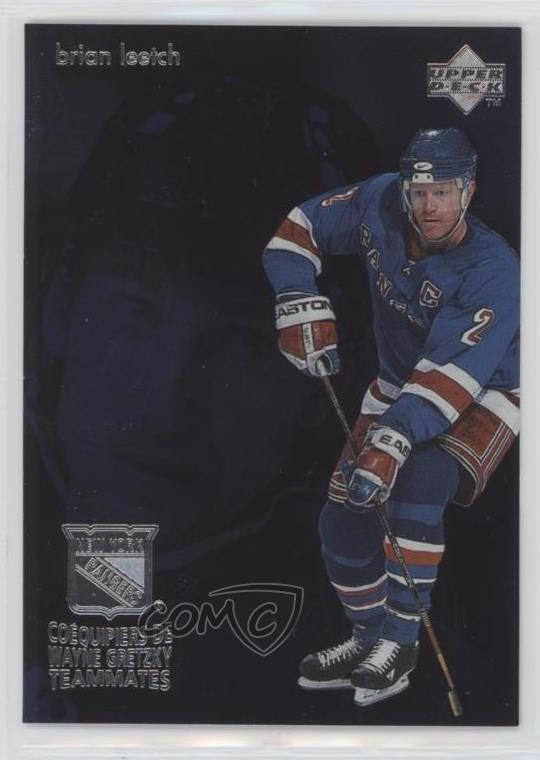 1998-99 Upper Deck McDonald's Teammates Wayne Gretzky Brian Leetch #T4 HOF 09at