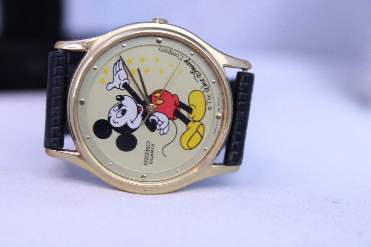 Vintage SEIKO Mickey Mouse Men's Quartz Watch | eBay