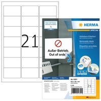 1 Bis 28X Herma Universal-Etiketten Special, 63,5 X 38,1 Mm, Weiß Bis 25% Rabatt