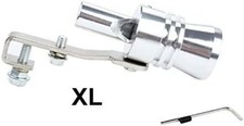 Universal Aluminum Turbo Sound Exhaust Muffler Pipe Whistle Car Blow off valve B