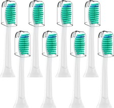 Replacement Toothbrush Heads Compatible with Phillips Sonicare Snap-on 8 Pack