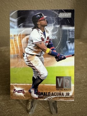 Ronald Acuna Jr 2021 Stadium Club Chrome Virtual Reality #VR-7