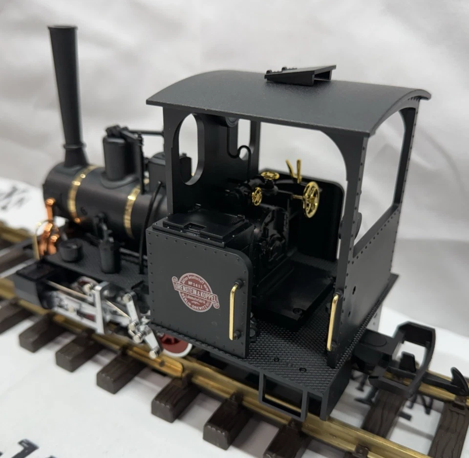 LGB 20140 G Scale Orenstein & Koppel Field Railway Steam Locomotive - Image 3 of 4