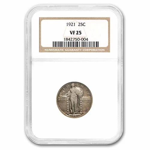 1921 Standing Liberty Quarter VF-25 NGC