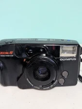 OLYMPUS INFINITY ZOOM 210 POINT & SHOOT FILM CAMERA Tested Working