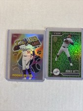 2 Card Mookie betts Lott Titans Of The Game And Green Easter Parallel