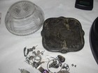 925 STERLING SILVER SCRAP LOT 177 Grams Powder Jar Lid single Earrings jewelry — photo 10