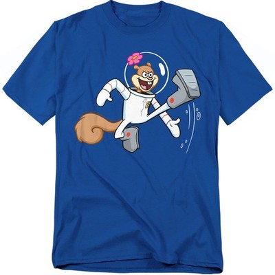 SPONGEBOB SQUAREPANTS KARATE SANDY Licensed Adult Graphic Tee Shirt SM-5XL