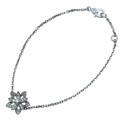 Van Cleef & Arpels Lotus Bracelet White Gold Au750 DDU