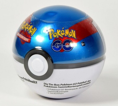 AMIGO Pokemon TCG,Pokemon GO Pokeball,Superball Tin-Box,3 Booster,neu,2022