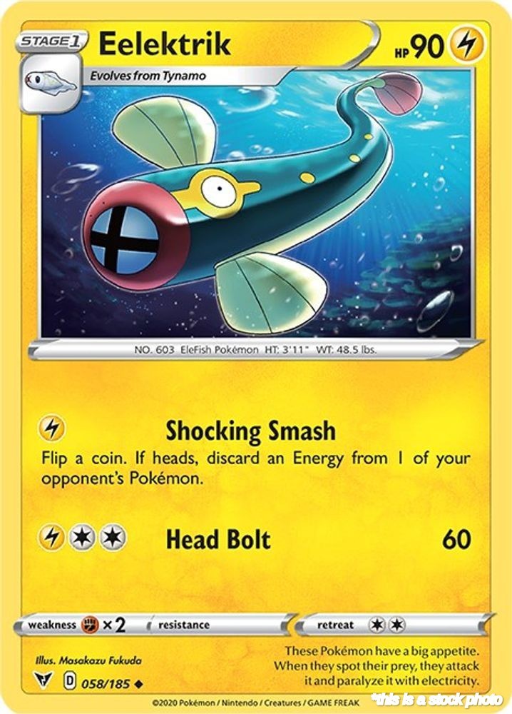 Eelektrik U 058/185 SWSH04 Pokemon