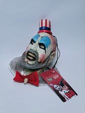 Captain Spaulding Hanging Head Tree Topper &ndash; Clean NO Blood - Horror Decor